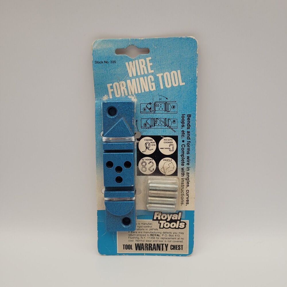 VTG Royal Wire Forming Tool ~Jewelry Crafts Fishing Workshop NOS #335 Japan